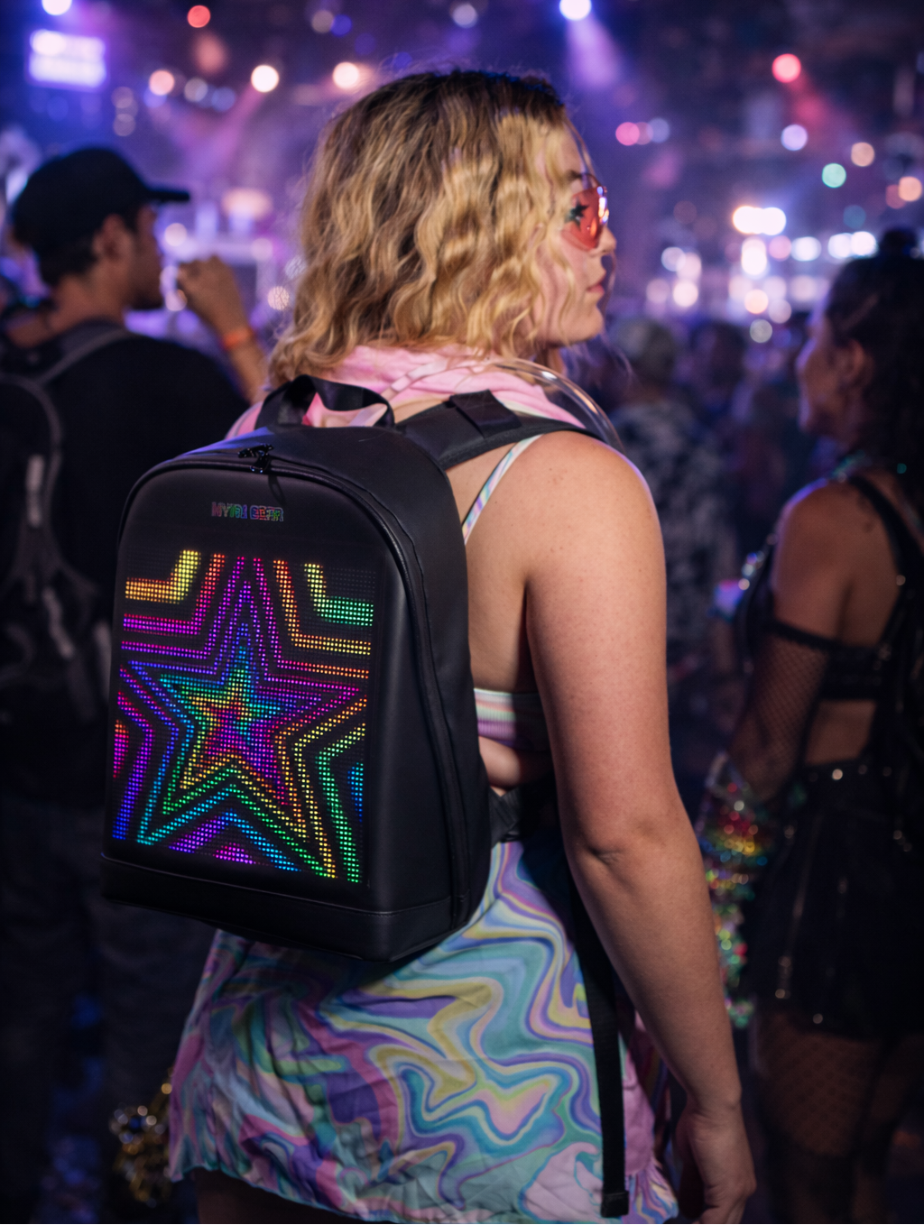 Led backpacks built for ravers